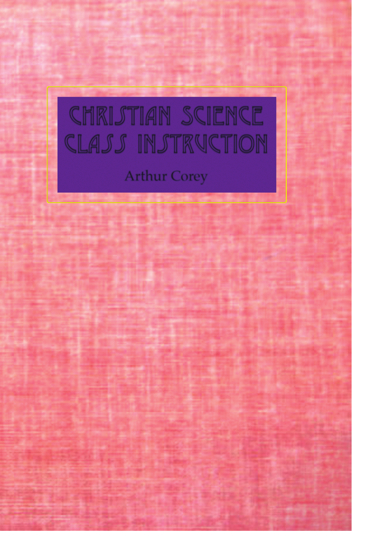 Christian Science Class Instruction